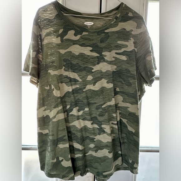 TWO (2) TALL XLT OLD NAVY XL EveryWear T-shirts Tee tops 1- Camo, 1- gray long - Picture 8 of 15